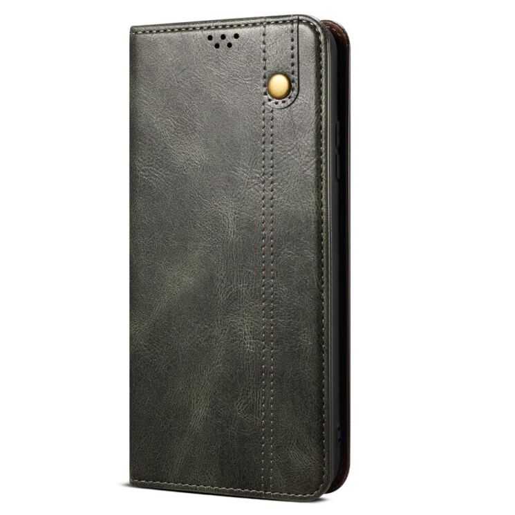 Чехол-книжка с кармашками UniCase Leather Wallet для OnePlus Nord CE 2 Lite - Green: фото 3 из 18