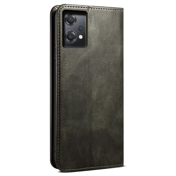 Чехол-книжка с кармашками UniCase Leather Wallet для OnePlus Nord CE 2 Lite - Green: фото 4 из 18
