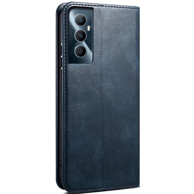 Захисний чохол UniCase Leather Wallet для Realme C65 - Blue: фото 6 з 7