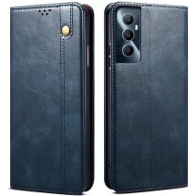 Защитный чехол UniCase Leather Wallet для Realme C65 - Blue: фото 1 из 7