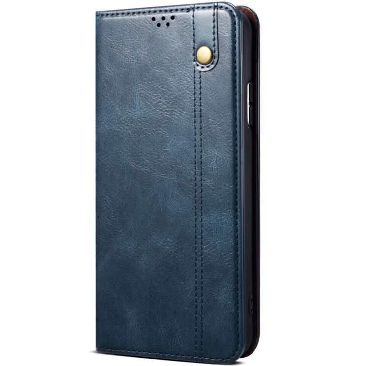 Захисний чохол UniCase Leather Wallet для Realme C65 - Blue: фото 5 з 7