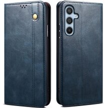 Защитный чехол UniCase Leather Wallet для Samsung Galaxy A26 (A266) - Blue: фото 1 из 7