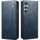 Защитный чехол UniCase Leather Wallet для Samsung Galaxy A26 (A266) - Blue (371632L). Фото 1 из 7