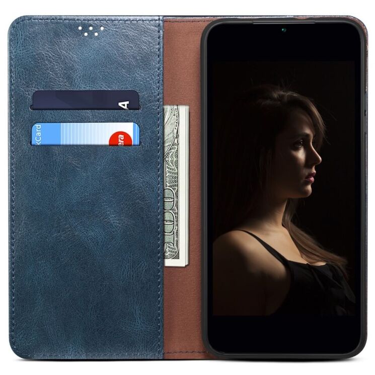Защитный чехол UniCase Leather Wallet для Samsung Galaxy A26 (A266) - Blue: фото 2 из 7