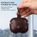 Защитный чехол UniCase Retro Cover для Xiaomi Redmi Buds 5 - Dark Brown (341602DZ). Фото 2 из 6