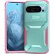 Защитный чехол UniCase Shuttle Guard для Google Pixel 9 / 9 Pro - Green / Pink (360071GP). Фото 1 из 7