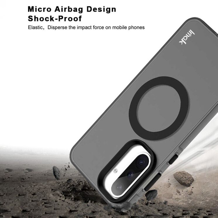 Защитный чехол IMAK Candy Series Magnetic для Samsung Galaxy A36 (A366) / A56 (A566) - Black: фото 5 из 8