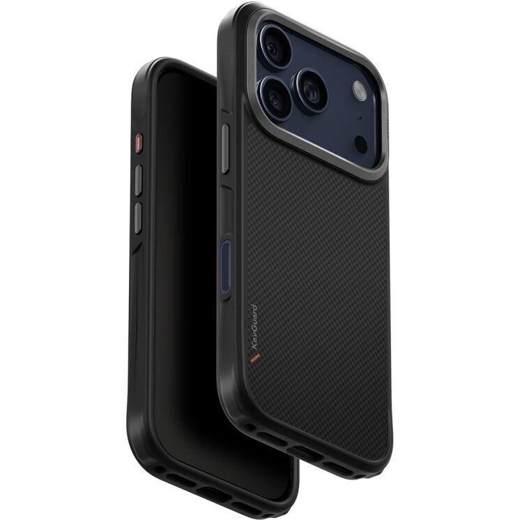 Захисний чохол UNIQ Keva MagClick для iPhone 17 Pro (KEVAMCBLK) - Black (403281B) Захисний чохол UNIQ Keva MagClick для iPhone 17 Pro (KEVAMCBLK) - Black: фото 1 з 8