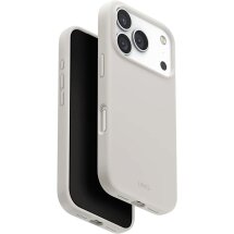 Защитный чехол UNIQ Lino Hybrid Silicone Case MagClick для iPhone 17 Pro (UNIQ-IP6.3P(2025)-LINOMMGRY) - Light Grey: фото 1 из 3