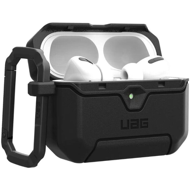 Захисний чохол URBAN ARMOR GEAR Scout (FH) для AirPods Pro 3 (104133114040) - Black: фото 1 з 10