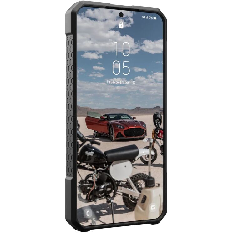 Защитный чехол URBAN ARMOR GEAR (UAG) Monarch для Samsung Galaxy S24 Plus (S926) - Carbon Fiber: фото 4 из 13