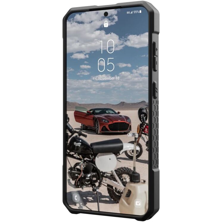 Защитный чехол URBAN ARMOR GEAR (UAG) Monarch для Samsung Galaxy S24 Plus (S926) - Carbon Fiber: фото 5 из 13