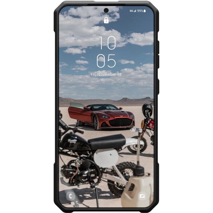 Защитный чехол URBAN ARMOR GEAR (UAG) Monarch для Samsung Galaxy S24 Plus (S926) - Carbon Fiber: фото 6 из 13