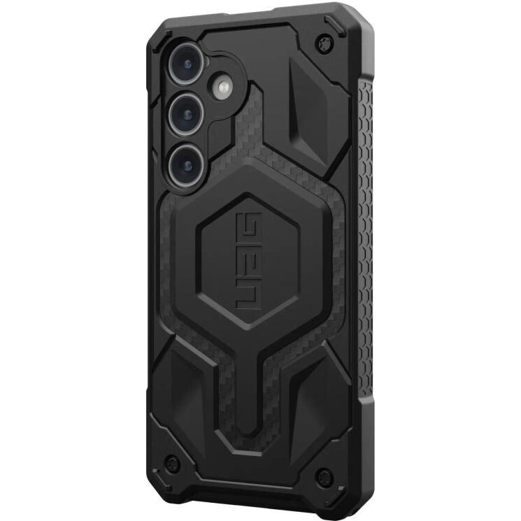 Защитный чехол URBAN ARMOR GEAR (UAG) Monarch для Samsung Galaxy S24 Plus (S926) - Carbon Fiber: фото 2 из 13