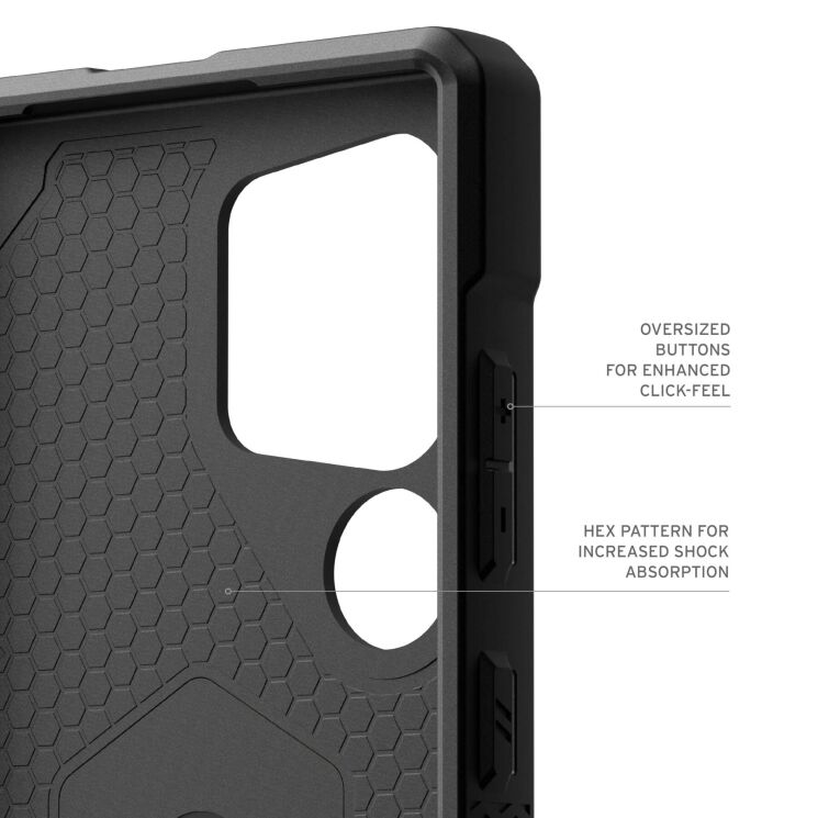 Защитный чехол URBAN ARMOR GEAR (UAG) Monarch для Samsung Galaxy S24 Plus (S926) - Carbon Fiber: фото 13 из 13
