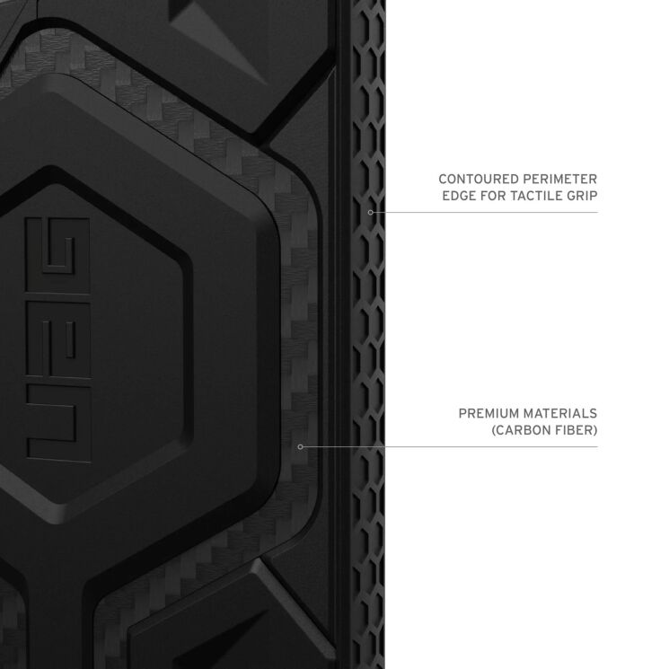 Защитный чехол URBAN ARMOR GEAR (UAG) Monarch для Samsung Galaxy S24 Plus (S926) - Carbon Fiber: фото 12 из 13