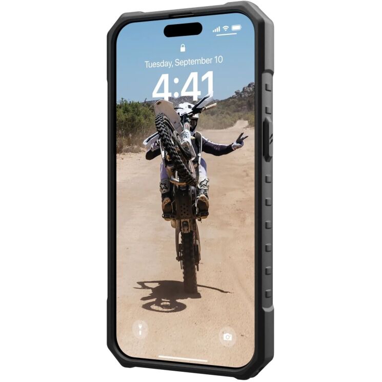 Защитный чехол URBAN ARMOR GEAR (UAG) Pathfinder MagSafe для Apple iPhone 15 Pro Max - Cloud Blue: фото 5 из 10