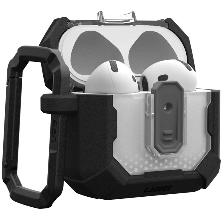 Защитный чехол URBAN ARMOR GEAR (UAG) Plasma Series для Apple AirPods 4 (104129114040) - Black: фото 1 из 8