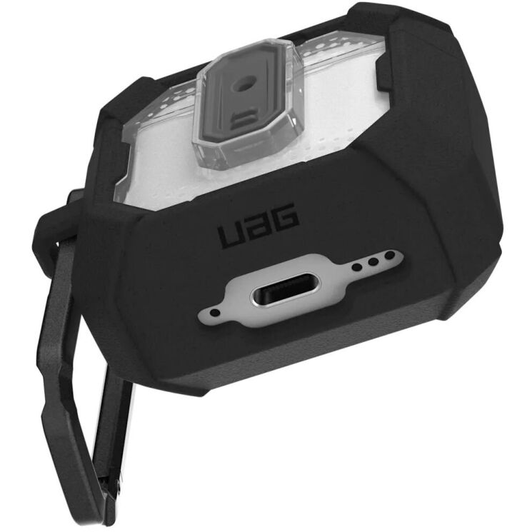 Защитный чехол URBAN ARMOR GEAR (UAG) Plasma Series для Apple AirPods 4 (104129114040) - Black: фото 7 из 8