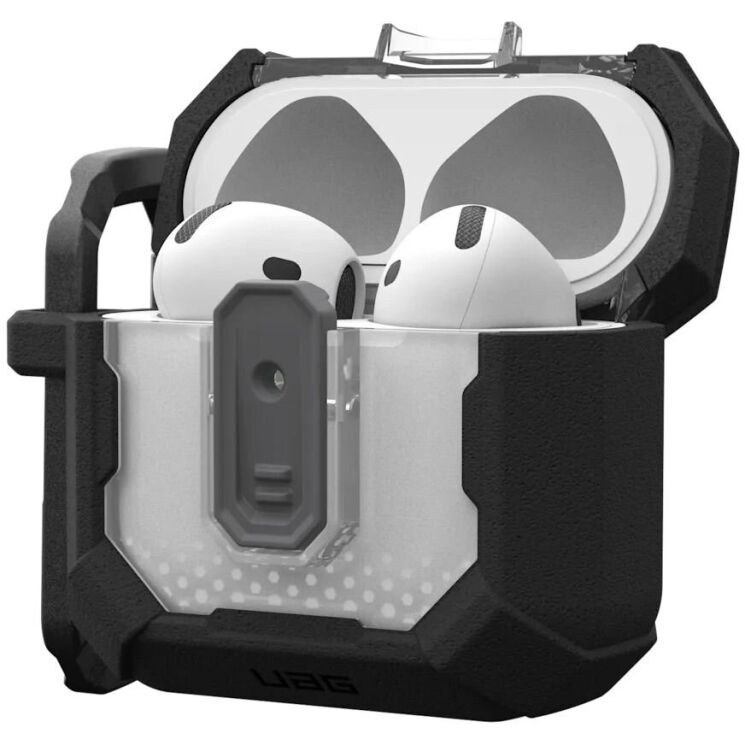Защитный чехол URBAN ARMOR GEAR (UAG) Plasma Series для Apple AirPods 4 (104129114040) - Black: фото 2 из 8