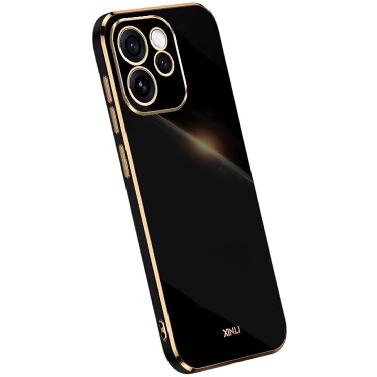 Защитный чехол XINLI Porcelain Design для OPPO Reno 15 F/FS - Black: фото 1 из 7