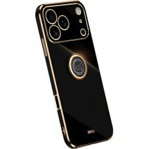 Захисний чохол XINLI Porcelain Ring для iPhone 18 Pro Max / 17 Pro Max - Black: фото 1 з 6