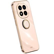 Защитный чехол XINLI Porcelain Ring для Xiaomi Redmi Note 14 Pro - Pink: фото 1 из 6