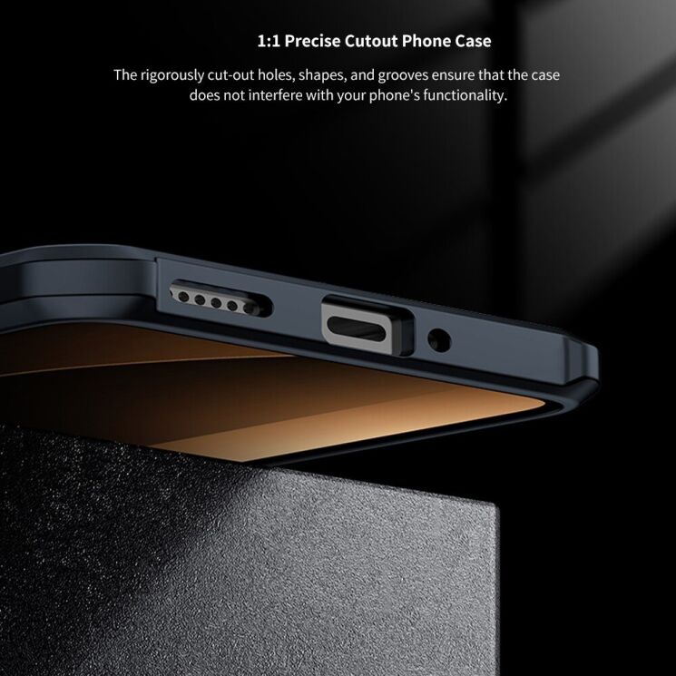 Захисний чохол XUNDD Rugged Case для Xiaomi Poco F7 Pro - Black: фото 5 з 7