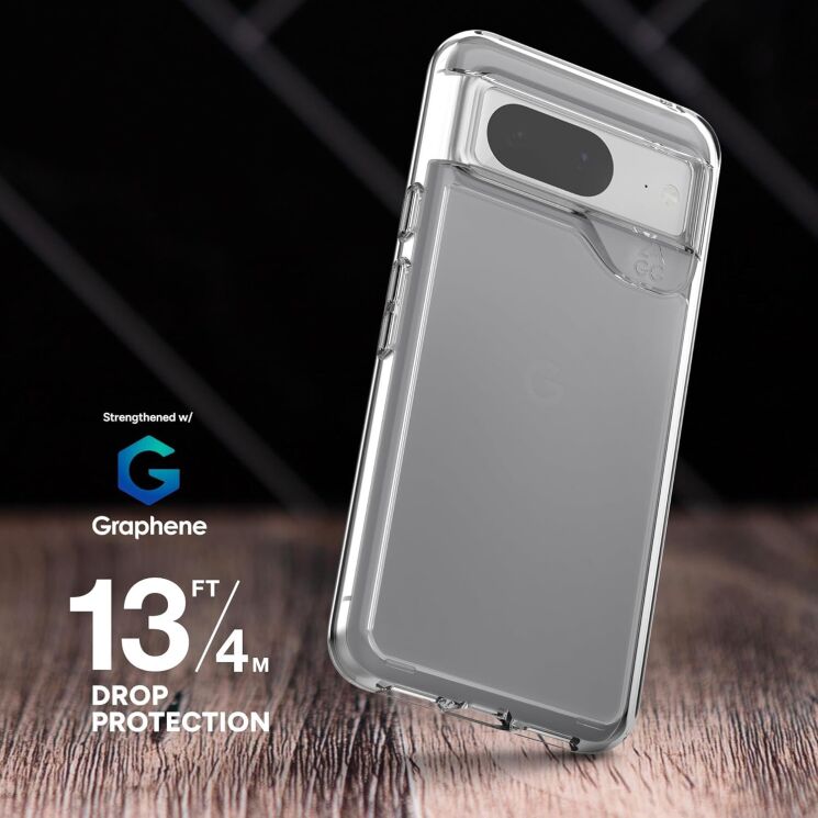 Защитный чехол Zagg Gear4 Crystal Palace для Google Pixel 8 (702312147) - Clear: фото 9 из 12