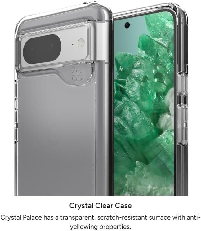 Защитный чехол Zagg Gear4 Crystal Palace для Google Pixel 8 (702312147) - Clear: фото 12 из 12