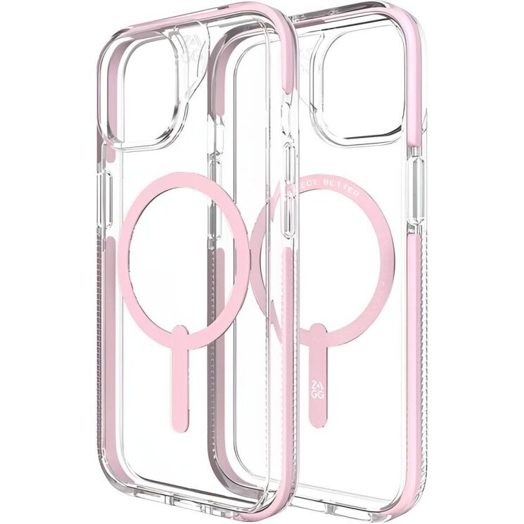 Захисний чохол Zagg Gear4 Piccadilly Snap with Magsafe для iPhone 13 / 14 / 15 (702312340) - Pink: фото 1 з 3