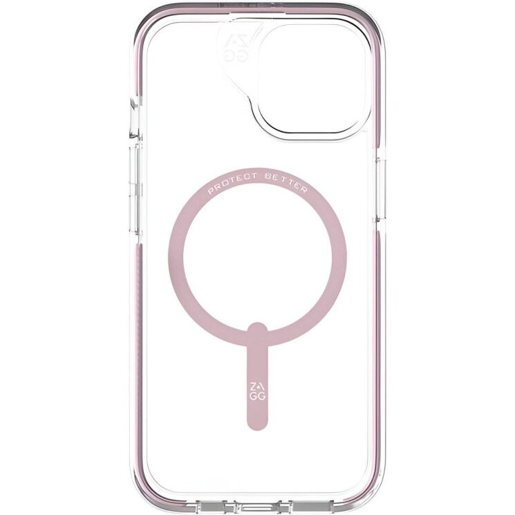 Захисний чохол Zagg Gear4 Piccadilly Snap with Magsafe для iPhone 13 / 14 / 15 (702312340) - Pink: фото 3 з 3