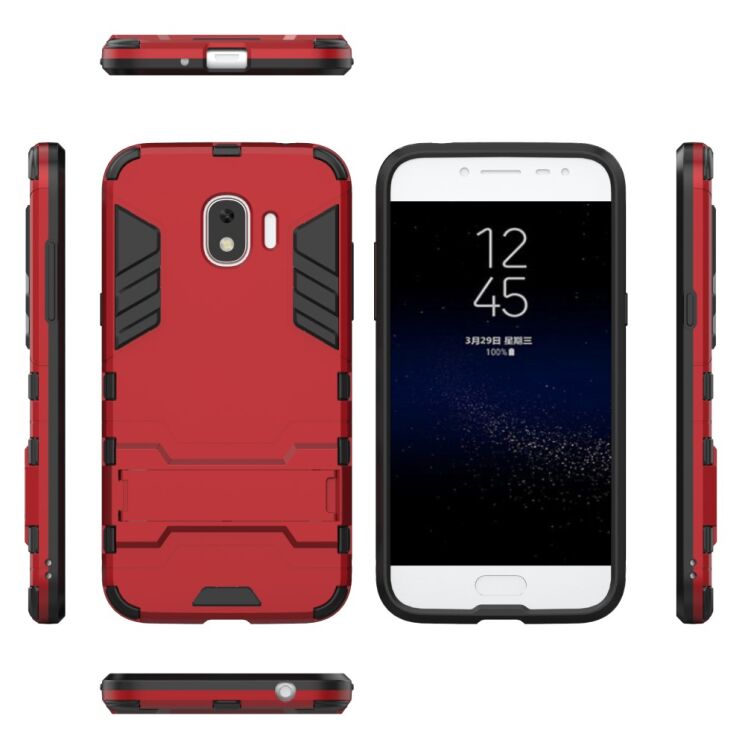 Защитный чехол UniCase Hybrid для Samsung Galaxy J2 2018 (J250) - Red: фото 4 из 5