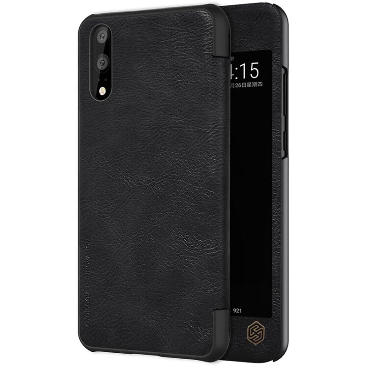 Чехол-книжка NILLKIN Qin Series для Huawei P20 Pro - Black (187620B) Чехол-книжка NILLKIN Qin Series для Huawei P20 Pro - Black: фото 1 из 14