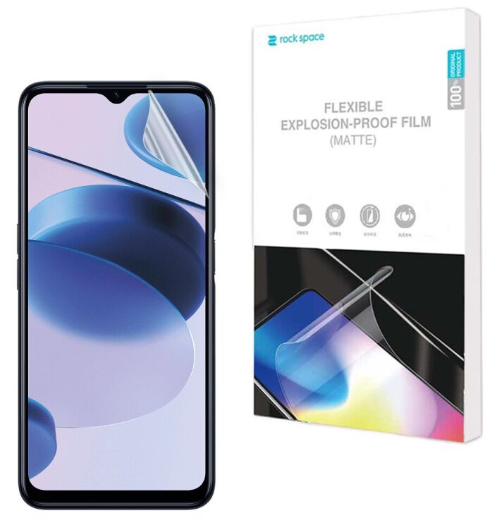 Антиблікова плівка на екран RockSpace Explosion-Proof Matte для Realme C35: фото 1 з 8