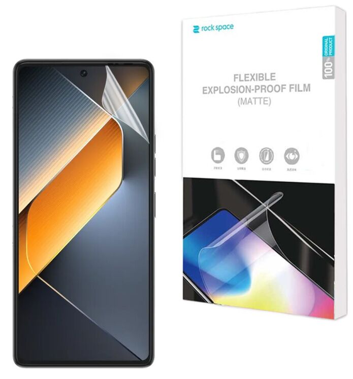 Антиблікова плівка на екран RockSpace Matte для TECNO Pova 6: фото 1 з 8