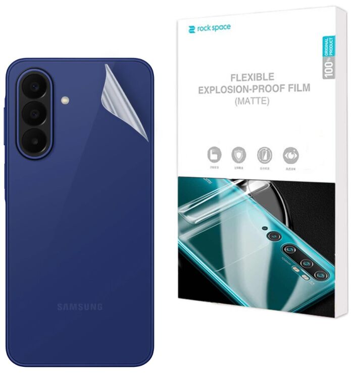 Антиблікова плівка на задню панель RockSpace Explosion-Proof Matte для Samsung Galaxy A27 (A276) (408663) Антиблікова плівка на задню панель RockSpace Explosion-Proof Matte для Samsung Galaxy A27 (A276): фото 1 з 9