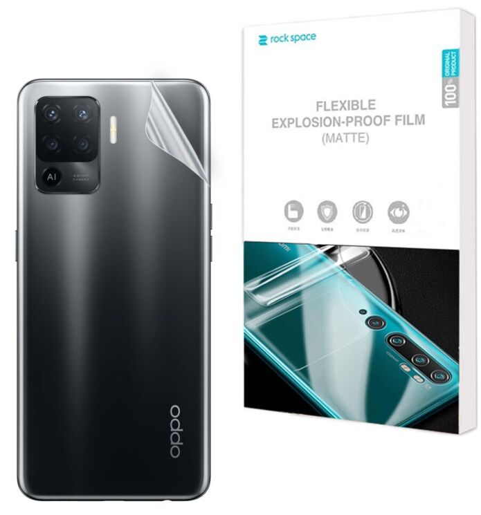 Антиблікова плівка на задню панель RockSpace Explosion-Proof Matte для OPPO Reno 5 Lite: фото 1 з 10