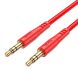 AUX-кабель Hoco UPA24 Smooth (1m) - Red (896258R). Фото 1 из 5