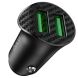 Автомобільний зарядний пристрій Hoco Z39 QC3.0 (18W, 2USB) - Black (923183B). Фото 5 з 9