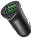 Автомобільний зарядний пристрій Hoco Z39 QC3.0 (18W, 2USB) - Black (923183B). Фото 1 з 9