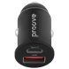 Автомобільний зарядний пристрій Proove Tiny Power 30W (Type-C + USB) - Black (923290B). Фото 3 з 5