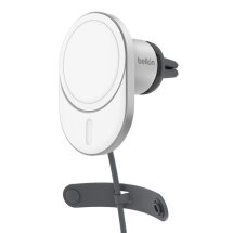 Автомобильный держатель с беспроводной зарядкой Belkin BoostCharge Pro Qi2 (15W) WIC008btGR-V2 - Gray: фото 1 из 18
