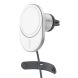 Автомобильный держатель с беспроводной зарядкой Belkin BoostCharge Pro Qi2 (15W) WIC008btGR-V2 - Gray (982167H). Фото 1 из 18
