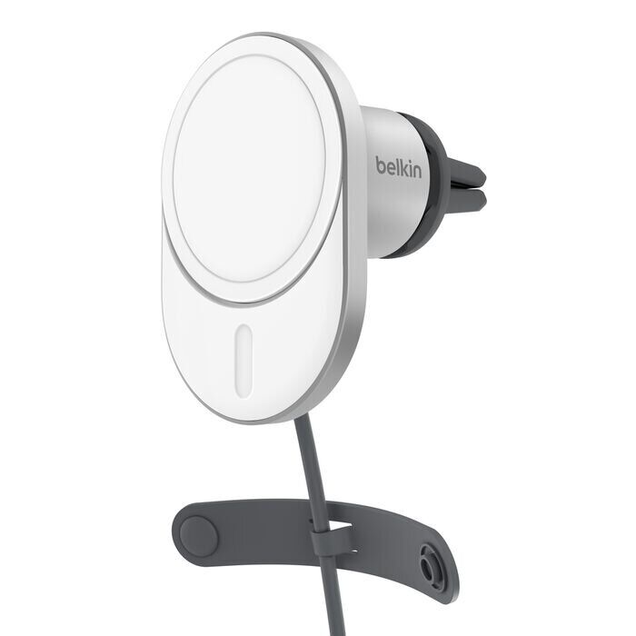 Автомобильный держатель с беспроводной зарядкой Belkin BoostCharge Pro Qi2 (15W) WIC008btGR-V2 - Gray: фото 1 из 18