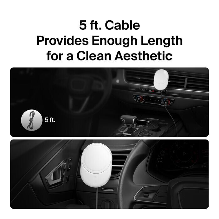 Автомобильный держатель с беспроводной зарядкой Belkin BoostCharge Pro Qi2 (15W) WIC008btGR-V2 - Gray: фото 11 из 18
