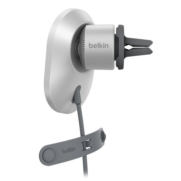 Автомобильный держатель с беспроводной зарядкой Belkin BoostCharge Pro Qi2 (15W) WIC008btGR-V2 - Gray: фото 4 из 18
