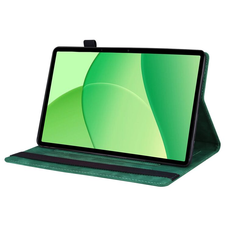 Чохол Deexe Business Style для OPPO Pad SE - Green: фото 3 з 8
