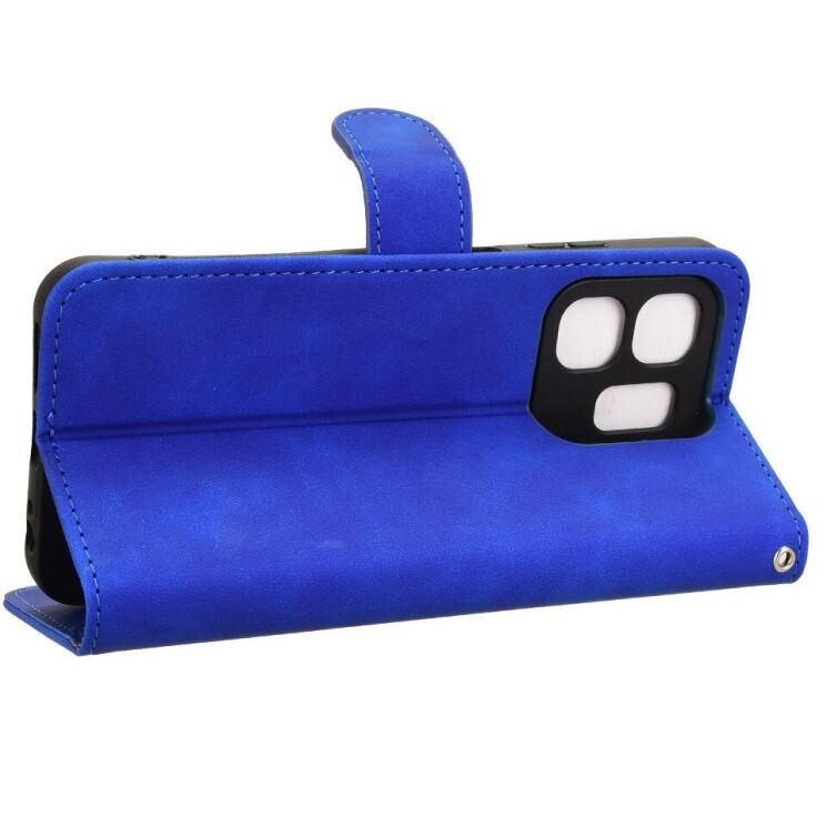 Чехол Deexe Classic Wallet для Infinix Smart 9 (X6532) / Hot 50i (X6531) - Blue: фото 3 из 6
