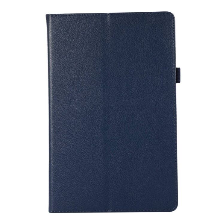 Чехол Deexe Folder Style для Lenovo Tab M10 Plus (Gen 3) TB125/128 / Xiaoxin Pad 2022 - Dark Blue: фото 2 из 4